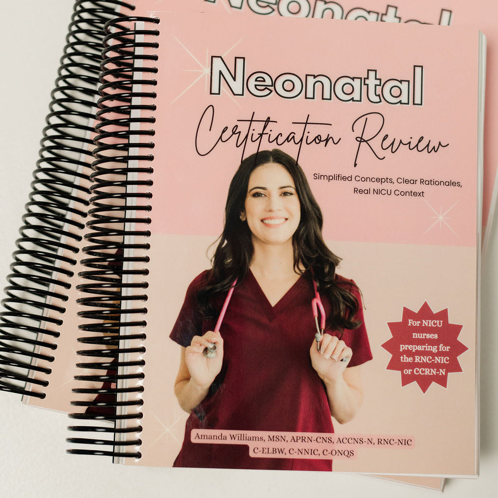 NICU Review Book (Small Size 6x9")